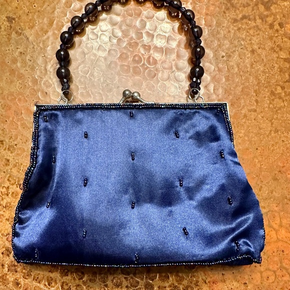 Beaded Black Evening bag - Picture 2 of 7